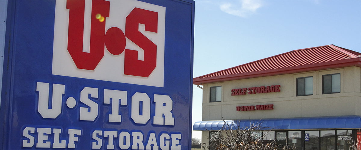 U-Stor Maize is located at 3663 N. Maize Rd, Wichita, KS. Call 316-491-5044 for information.