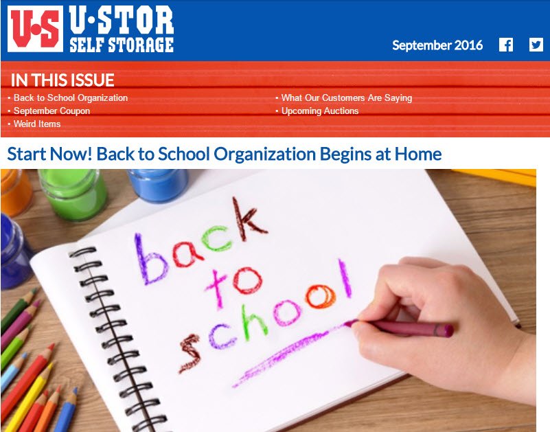 U-Stor August Newsletter - U-STOR Spotlight - Waynetta from George Washington Boulevard