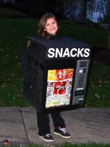 vending machine cardboard box costume