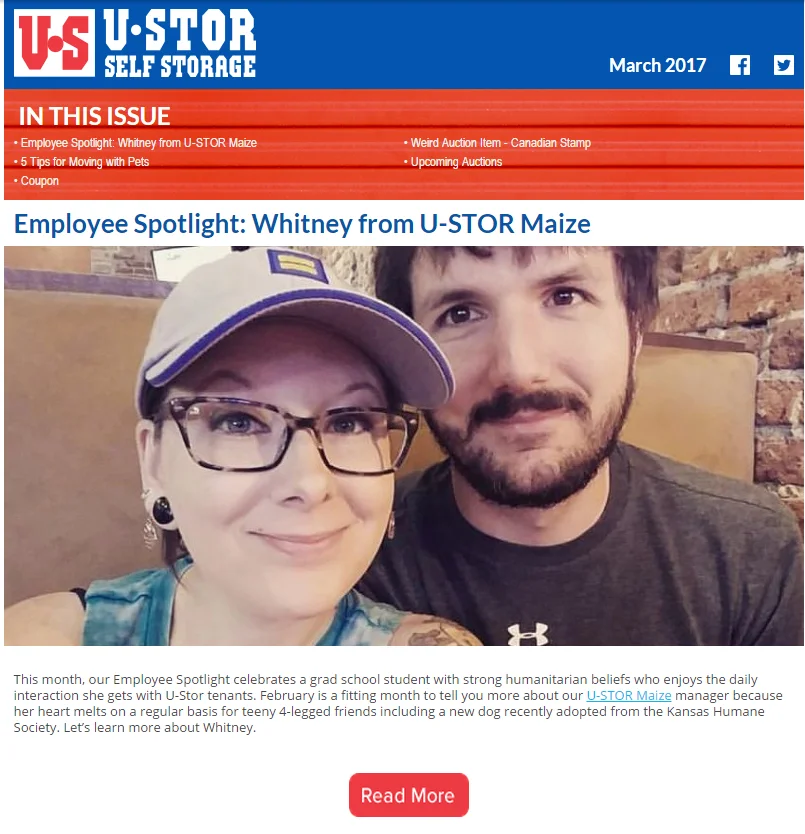 March Newsletter - Employee Spotlight, 5 Tips for Moving with Pets and MORE!