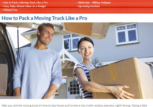 How to pack a moving truck like a pro