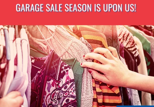 garage sale season