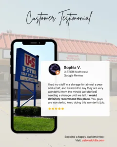 5 star review for ustor northwest
